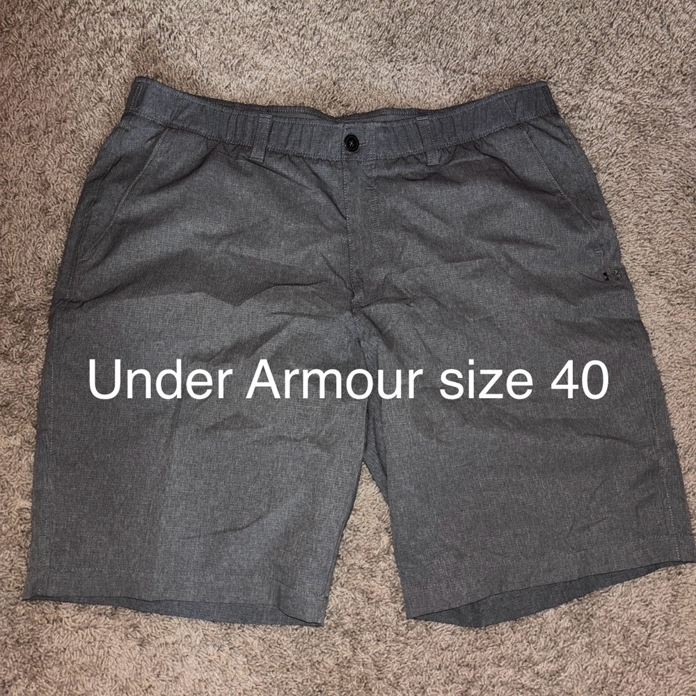 Under Armour Men's Charcoal Athletic Shorts